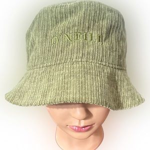 O'NEILL Corduroy Bucket Hat Men Women Olive Green NWT
